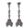 Design Toscano European Scroll-Footed Candlesticks: Large, PK 2 NE960309